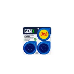 IGENIX - Pastillas Estanque Para Inodoros Azul 3x 48g