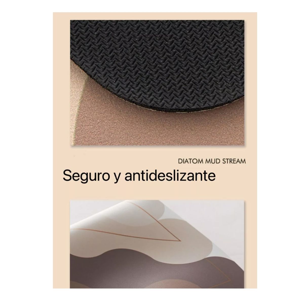 GENERICO - Alfombra Para Cocina Piso Entrada Baño Antideslizante Juego2