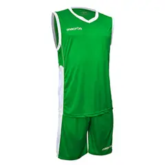 MACRON - Uniforme de Básquetbol Turin Rojo-Azul Marino