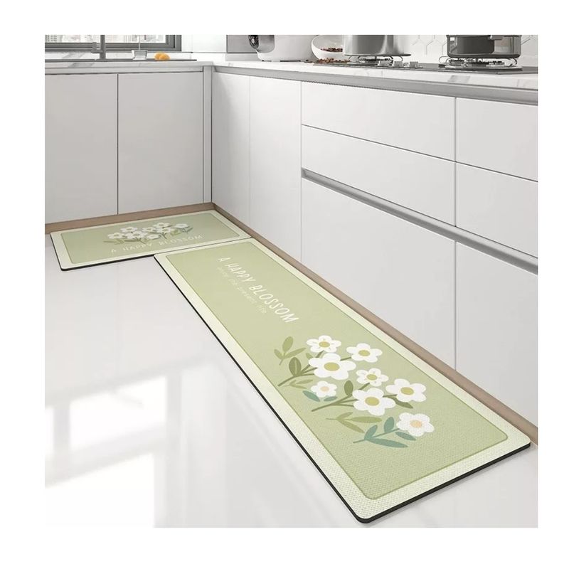 GENERICO - Alfombra Para Cocina Piso Entrada Baño Antideslizante Juego2