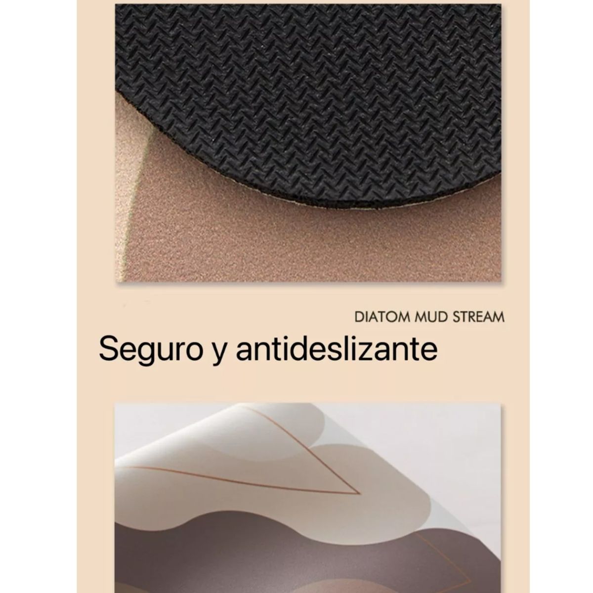 GENERICO - Alfombra Para Cocina Piso Entrada Baño Antideslizante Juego2