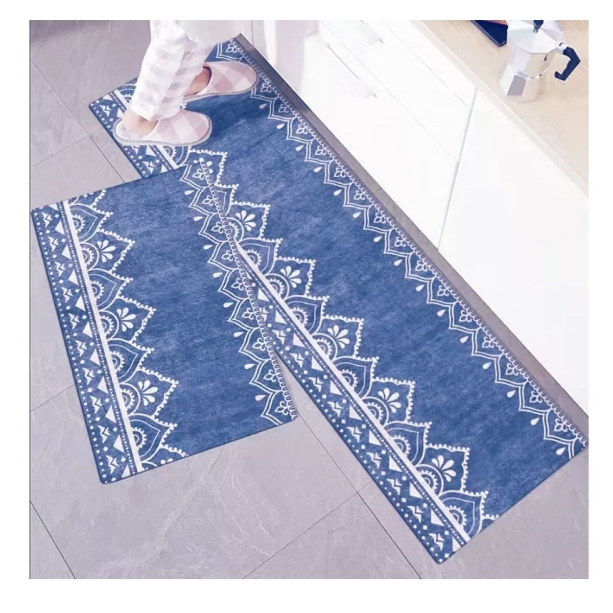 GENERICO - Set 2 Alfombra Cocina Piso Entrada Antideslizant Vario Model