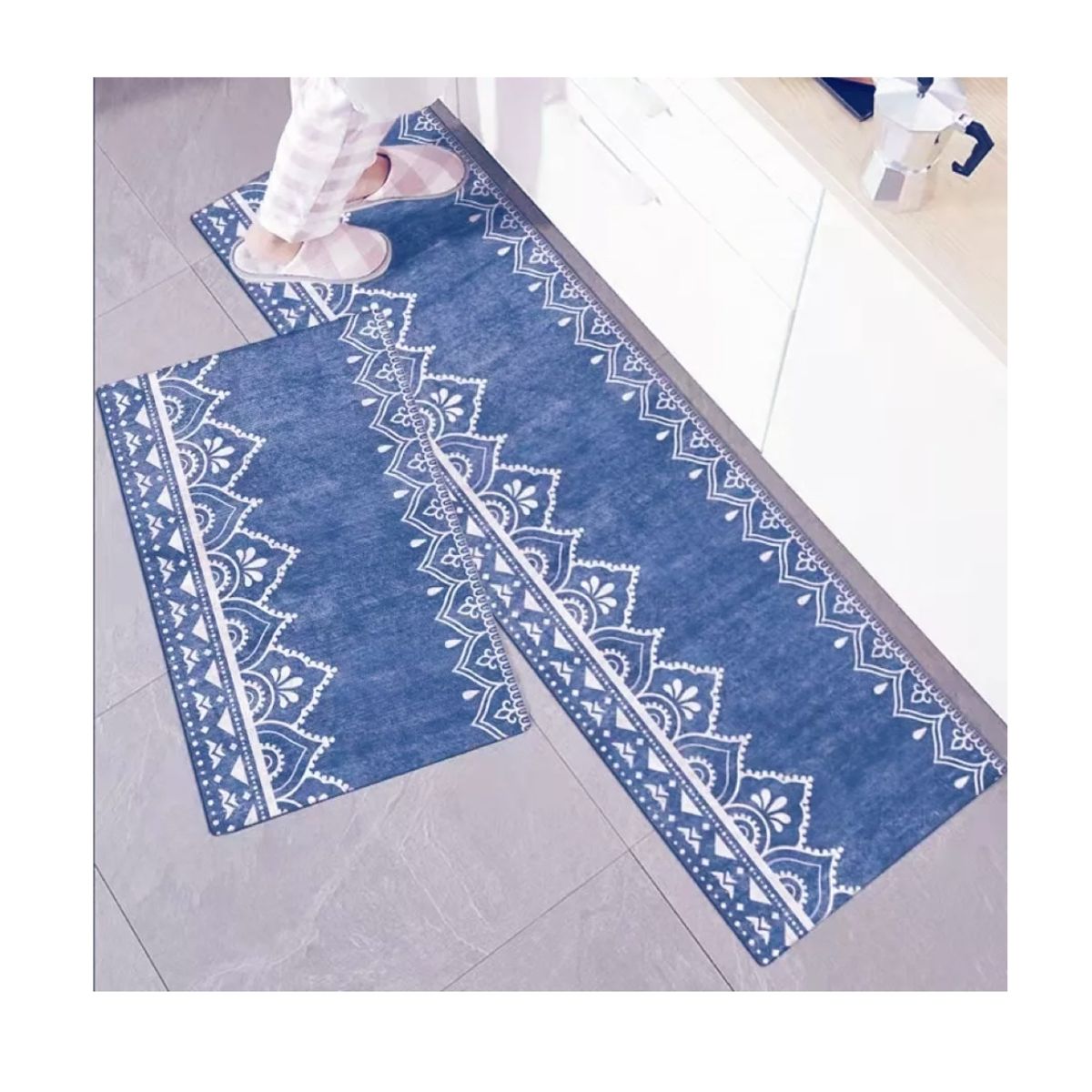 GENERICO - Set 2 Alfombra Cocina Piso Entrada Antideslizant Vario Model