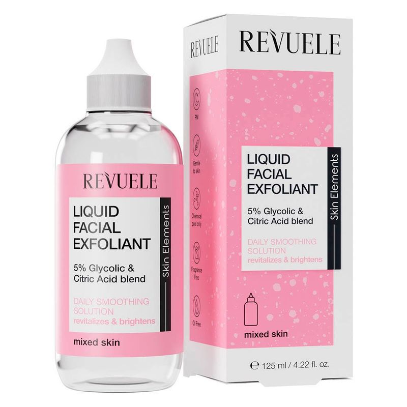 REVUELE - Exfoliante Facial Líquido Glycolic Citric Acid Blend 125Ml