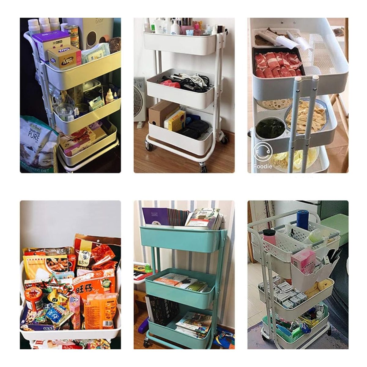 GENERICO - Carro Estante Organizador Multiuso