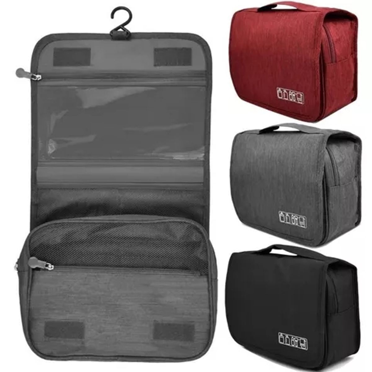 GENERICO - Bolsa De Viaje Cosmético Organizador De Maquillaje Impermeab