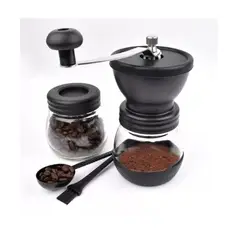 GENERICO - Molinillo De Café Moledor Manual De Granos Café Y Semillas Color Negro