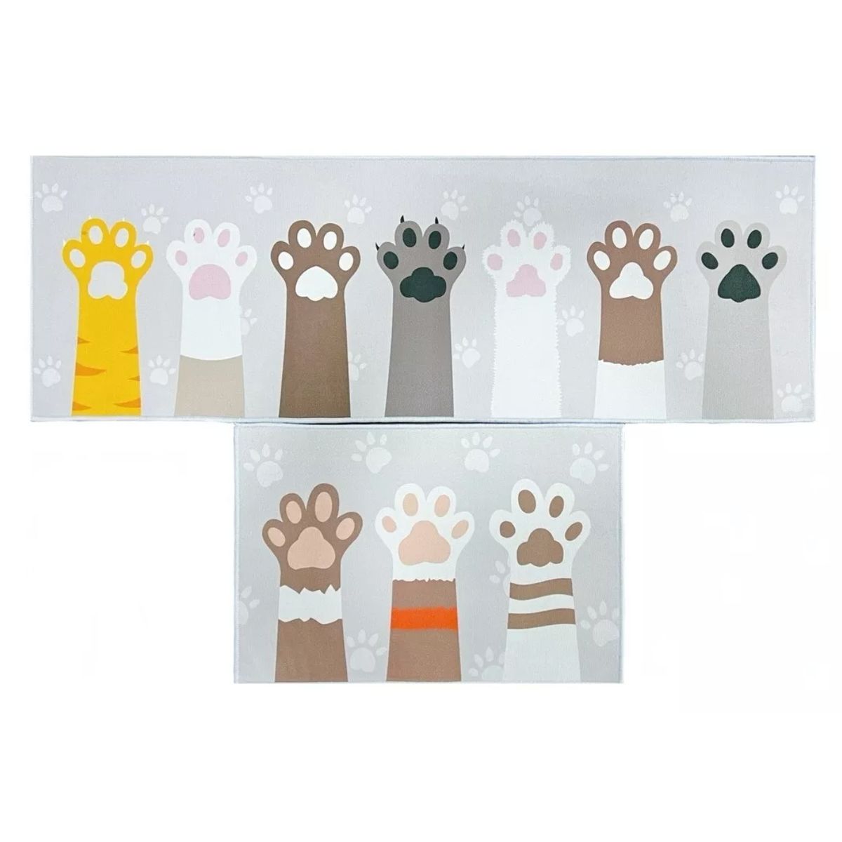 GENERICO - Set 2 Alfombra Cocina Piso Entrada Antideslizant Vario Model