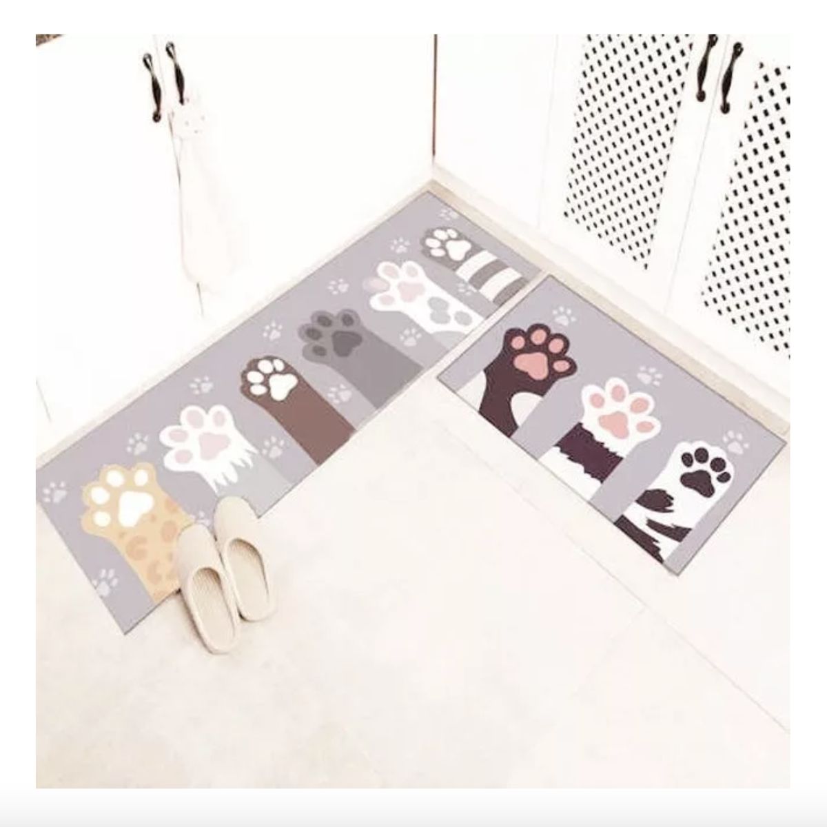 GENERICO - Set 2 Alfombra Cocina Piso Entrada Antideslizant Vario Model