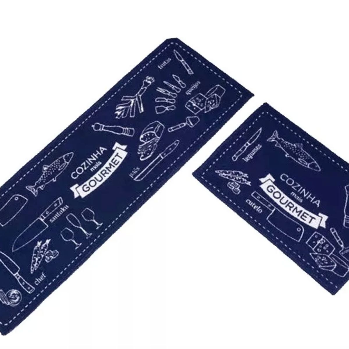 GENERICO - Set 2 Alfombra Cocina Piso Entrada Antideslizant Vario Model