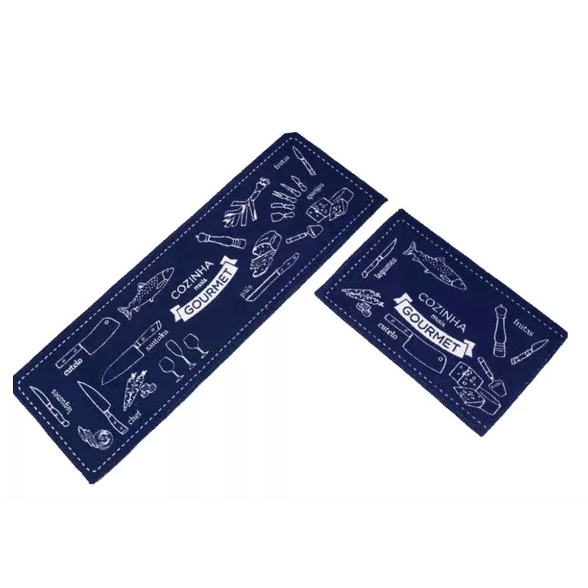 GENERICO - Set 2 Alfombra Cocina Piso Entrada Antideslizant Vario Model