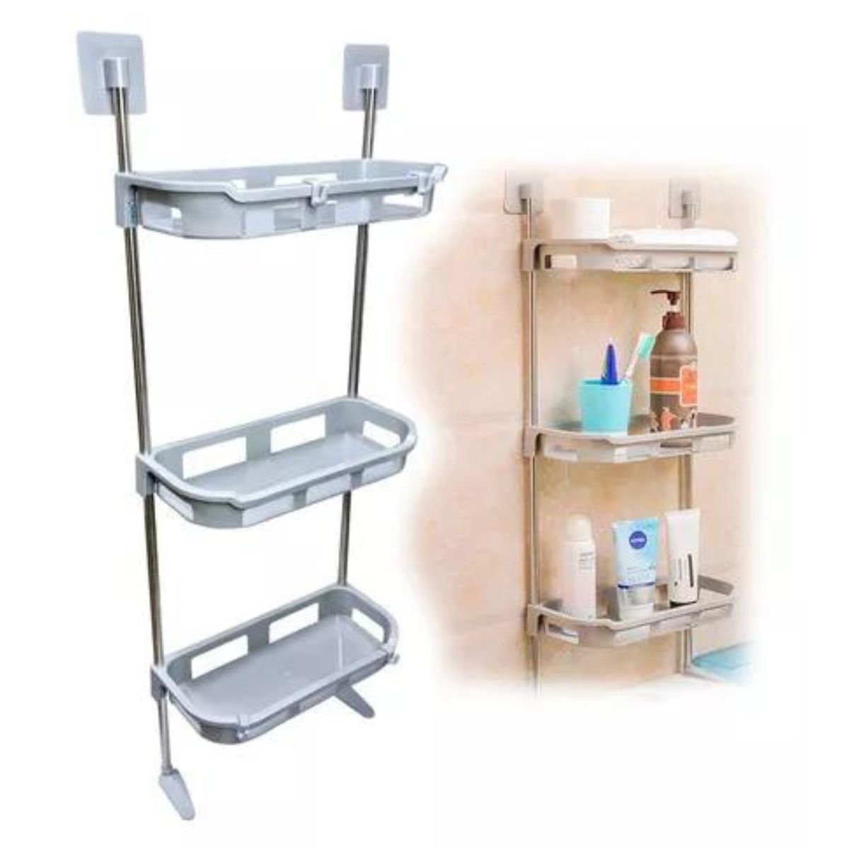 GENERICO - Estante Organizador de Acero 3 Capas