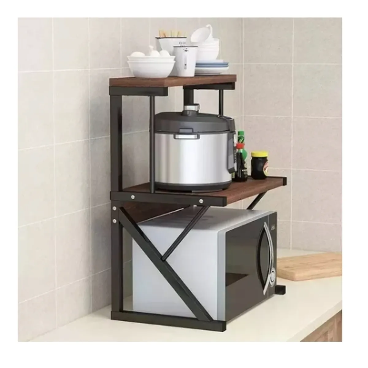 GENERICO - Estante Cocina Para Horno Microondas Rack Organizador