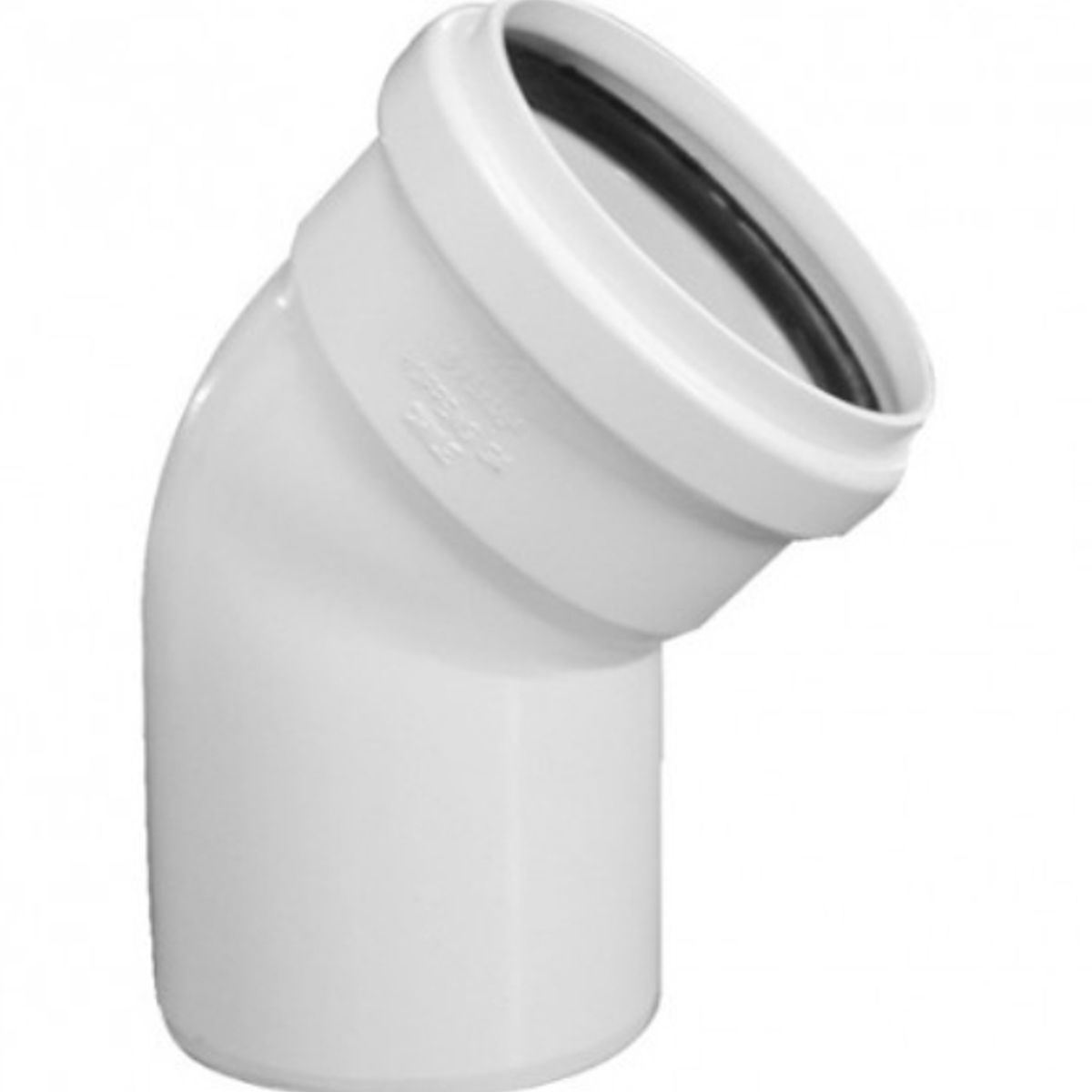 GENERICO - Codo 75 X 45 C/goma Sanitario Blanco