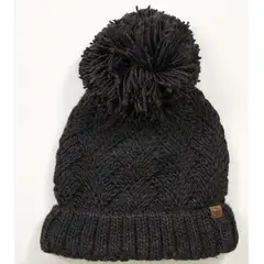 POLEMIC - Gorro de lana mujer con pompon