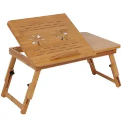 GENERICO - Mesa Portable de Bambú para Laptop