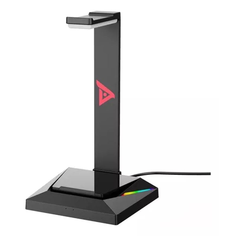 GENERICO - Soporte Audifonos Gamer Rgb Con Puertos Para Cargar Celular