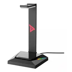 GENERICO - Soporte Audifonos Gamer Rgb Con Puertos Para Cargar Celular