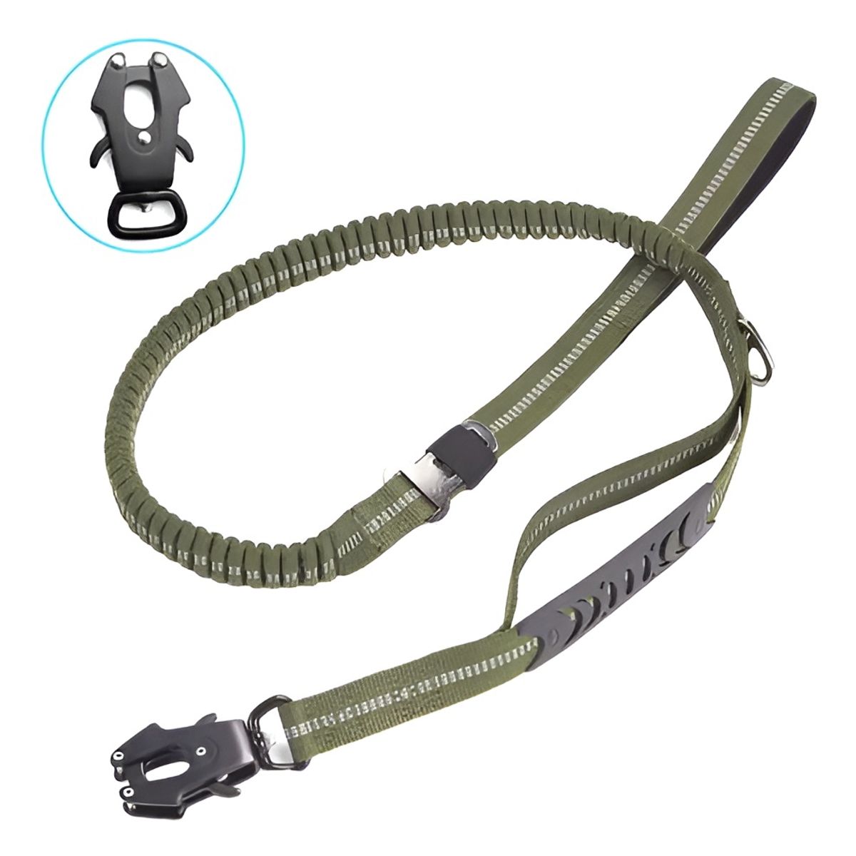 GENERICO - Correa Larga Perro Correa Táctica Perros Cinturon Seguridad