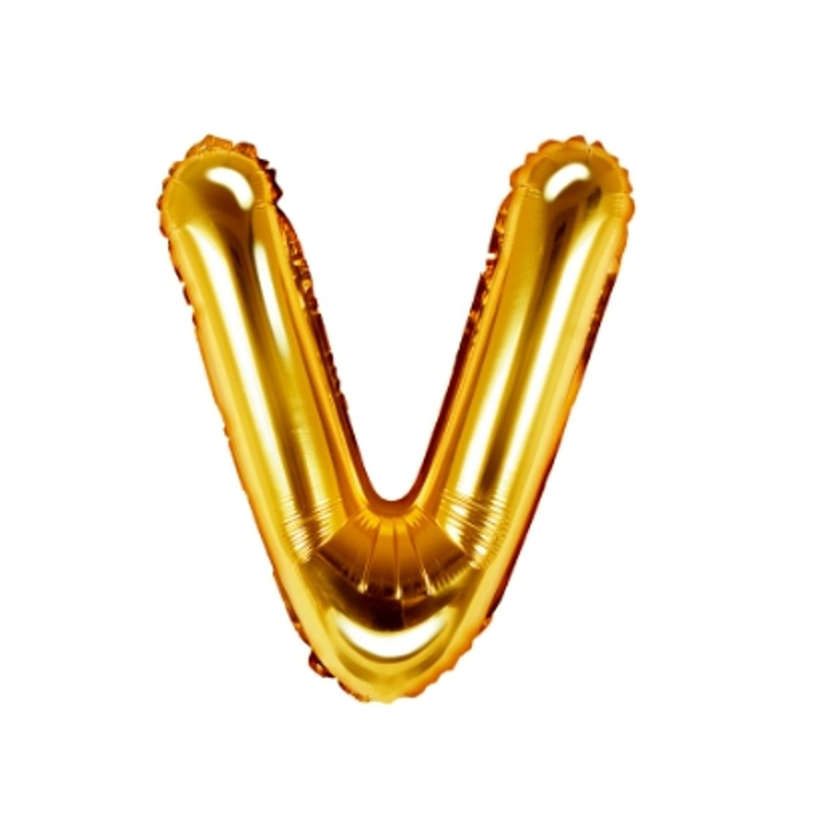 GENERICO - Globos En Forma De Letras Metalizados Dorado Oro V