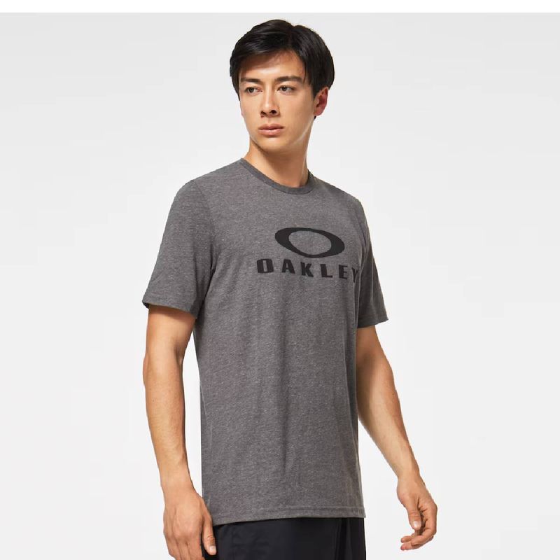OAKLEY - Polera Oakley O Bark Hombre Gris