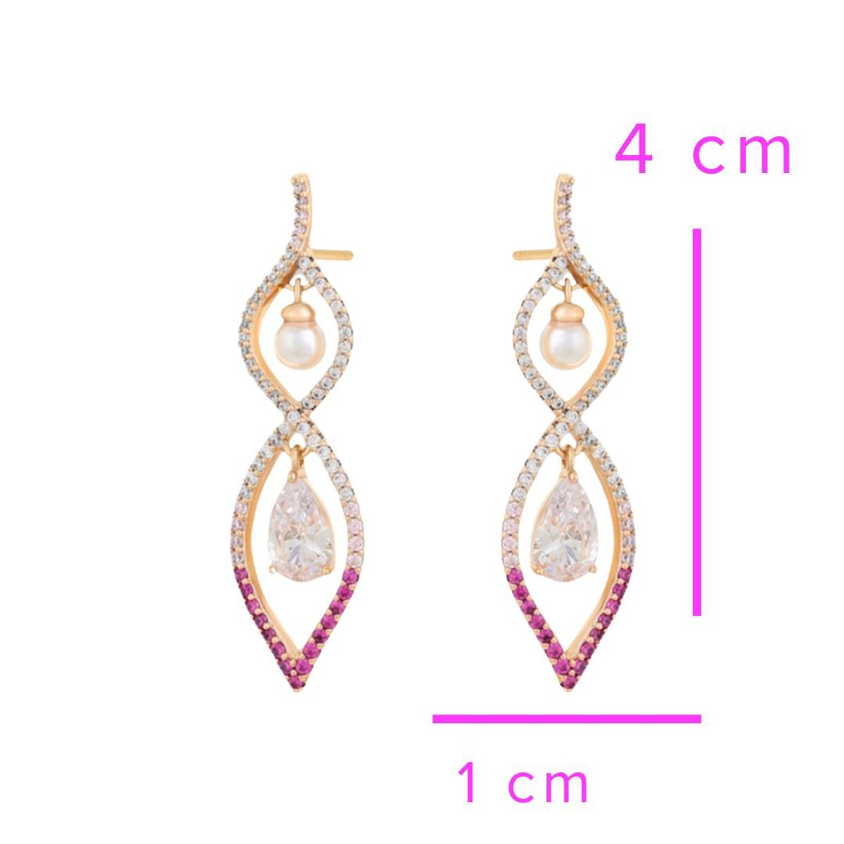 MATTEO - Aro Dalia baño oro piedra sintética