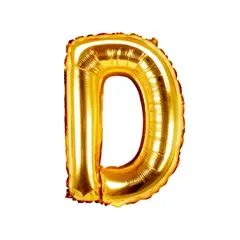 GENERICO - Globos En Forma De Letras Metalizados Dorado Oro D