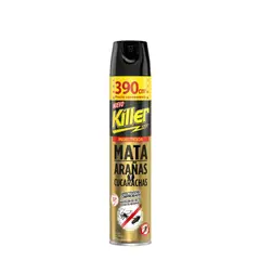 KILLER - Insecticida 1000 Mata Arañas Y Cucarachas 390cc