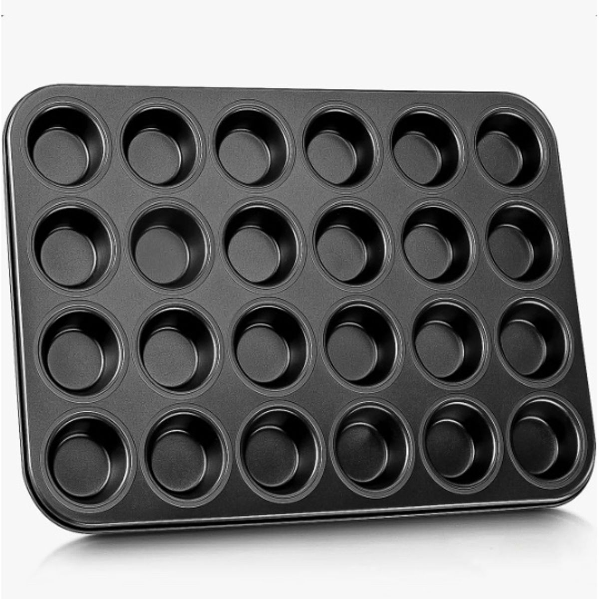 GENERICO - Molde para 24 Cupcakes Color Gris Brownie Pasteleria