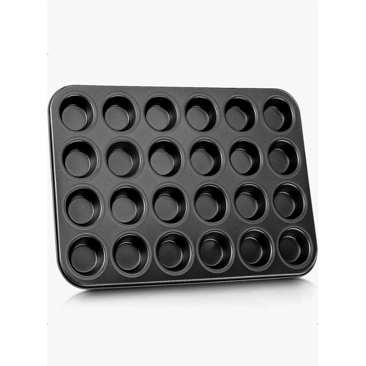 GENERICO - Molde para 24 Cupcakes Color Gris Brownie Pasteleria