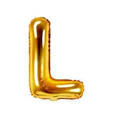 GENERICO - Globos En Forma De Letras Metalizados Dorado Oro L