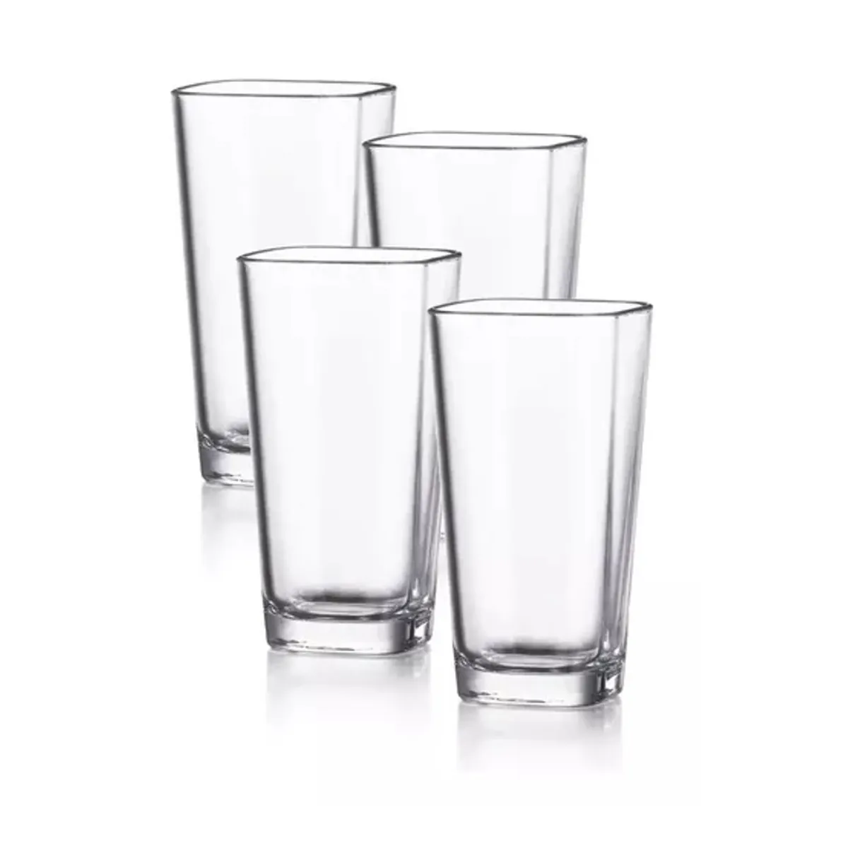 GENERICO - SET DE 6 VASOS DE VIDRIO MULTIUSOS