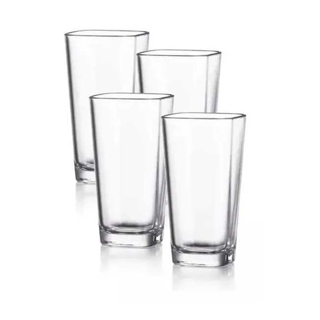 GENERICO - SET DE 6 VASOS DE VIDRIO MULTIUSOS