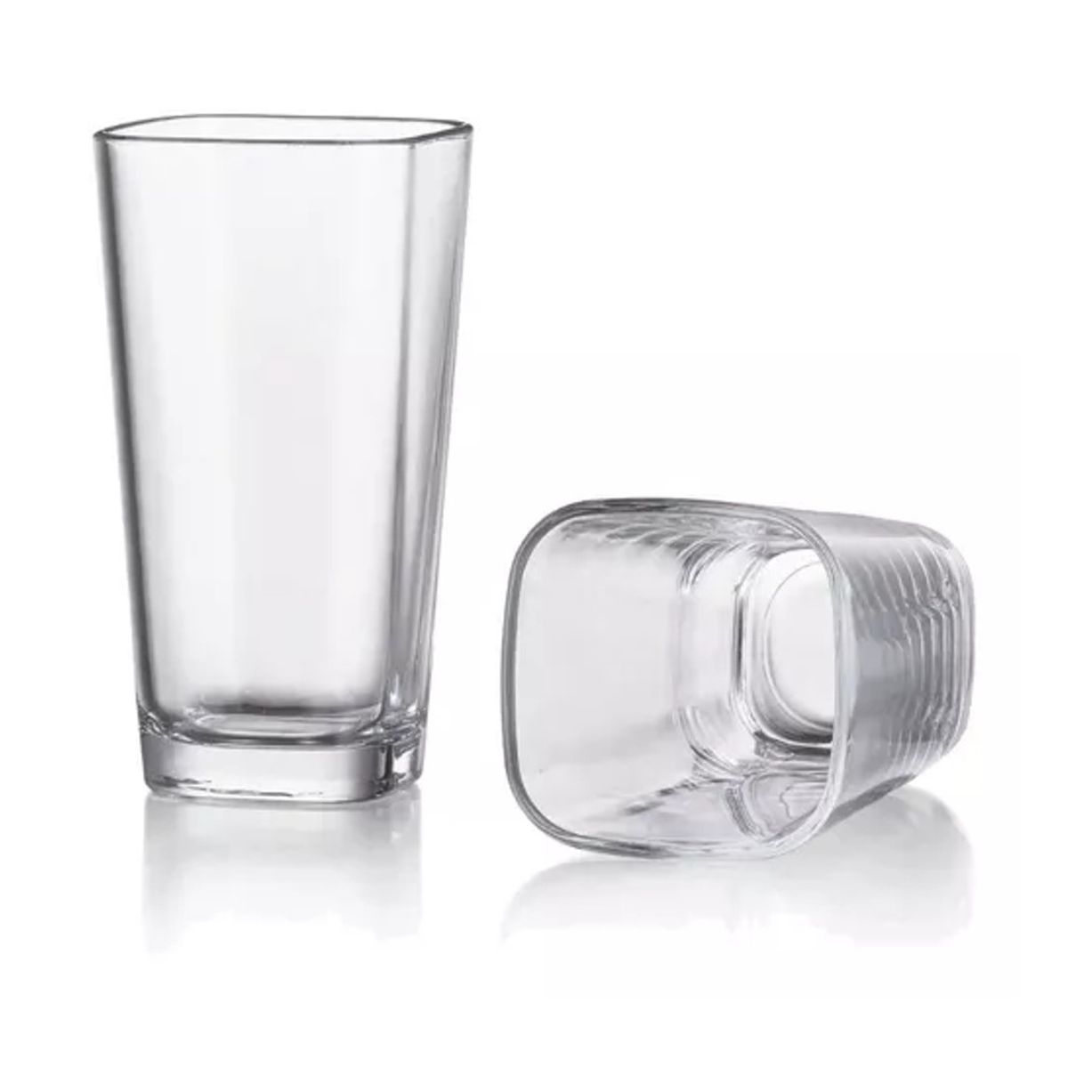 GENERICO - SET DE 6 VASOS DE VIDRIO MULTIUSOS