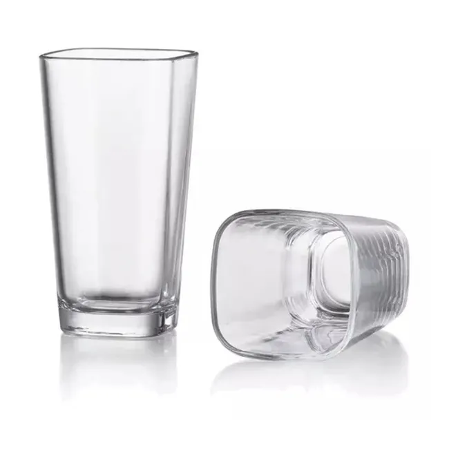 GENERICO - SET DE 6 VASOS DE VIDRIO MULTIUSOS