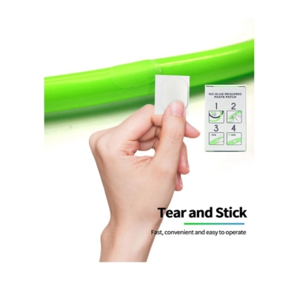 GENERICO - Kit 8 Parches Compatibles Con Camara Tubolito Bicicleta