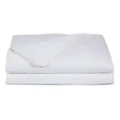 HYPNOS - Manta Pesada + Cobertor Bambú - 2 Plazas - 8 Kg - Blanco -