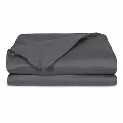 HYPNOS - Manta Pesada + Cobertor Bambú - King/Super King - 7 Kg - Gris Oscuro