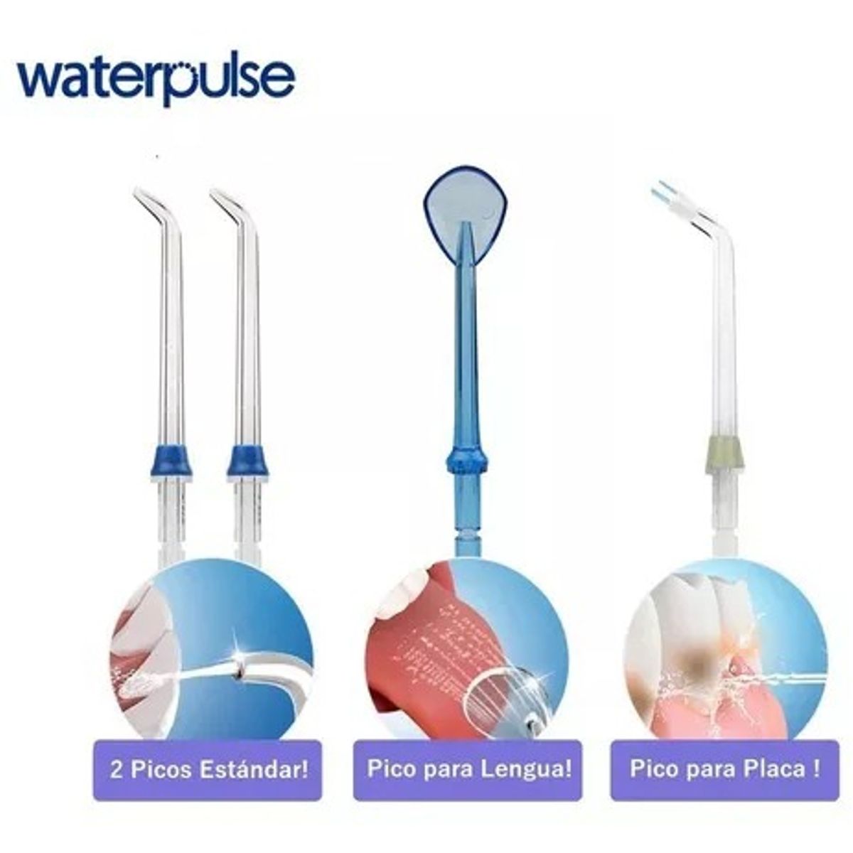 GENERICO - Irrigador Bucal Limpiador Dental Waterpi Portatil Recargable