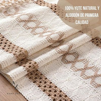 Imagen 2 del producto Camino De Mesa Decoracion Yute Manteles De Centro 180 x 30