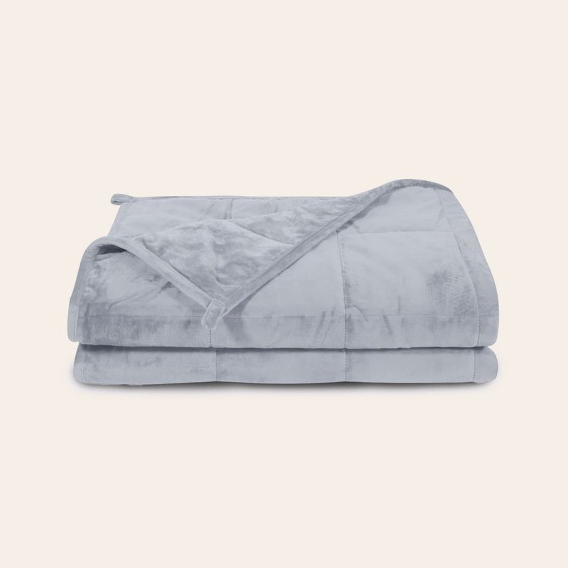 HYPNOS - Frazada Pesada - Minky - 6 Kg - Gris - Hypnos