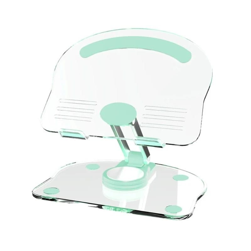 GENERICO - Soporte Acrilico 360 Tablet Celular Ajustable Plegable Escritorio