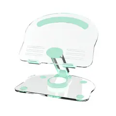 GENERICO - Soporte Acrilico 360 Tablet Celular Ajustable Plegable Escritorio