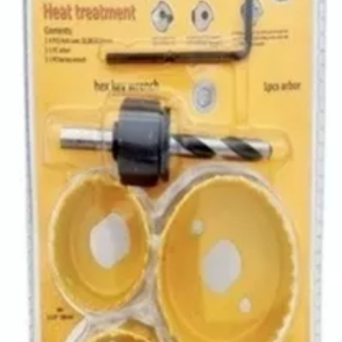 GENERICO - Set de Sierra Copas para Madera 6 Piezas