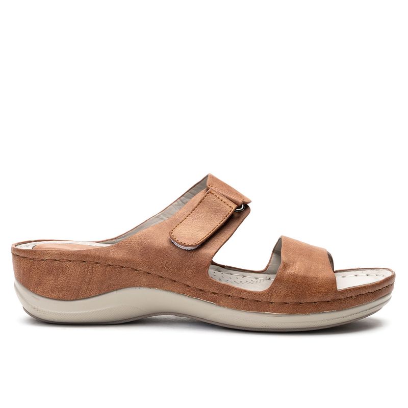 CHINITOWN - Sandalia Mujer Camel Alejandra Chinitown