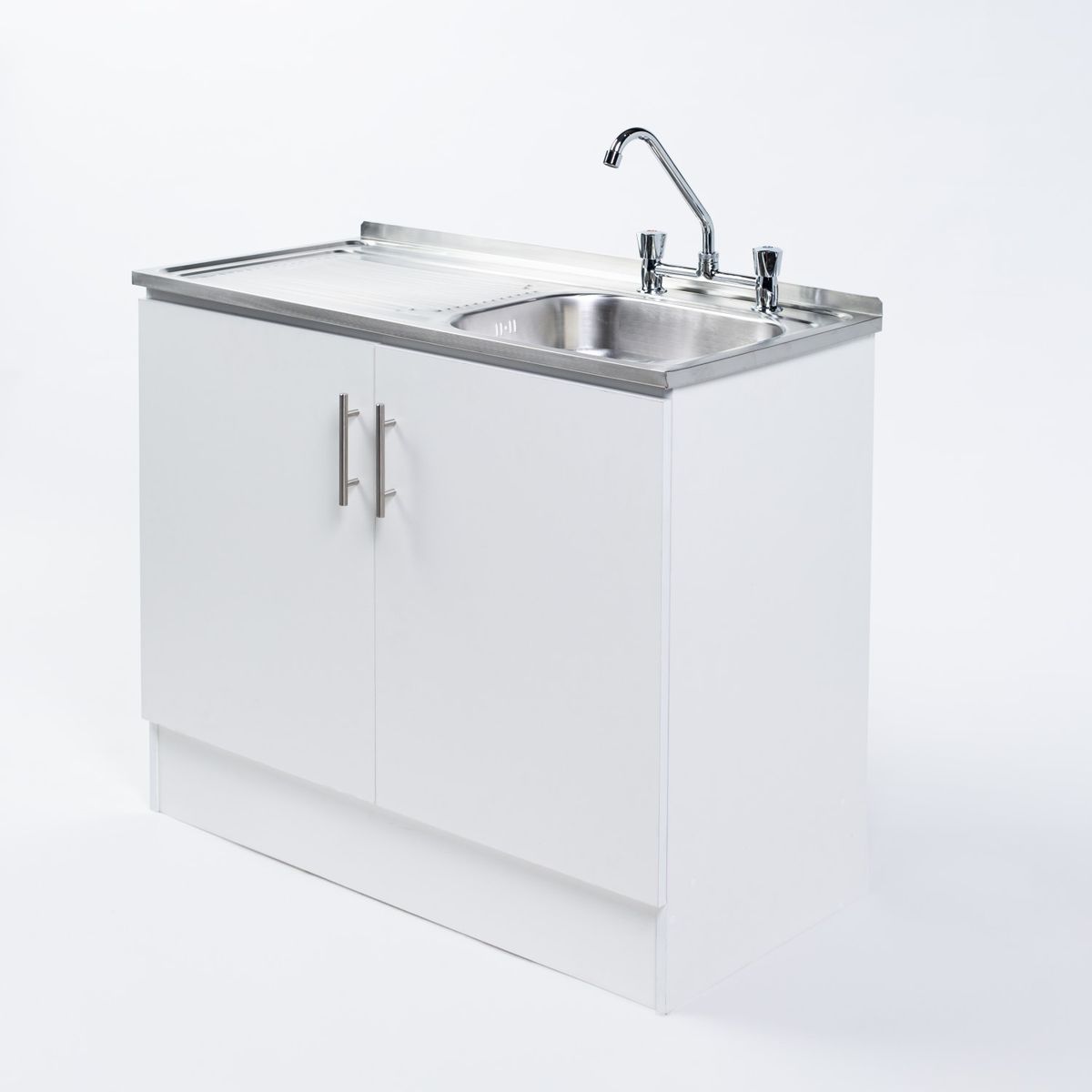 MOBELTEK - Kit Mueble Lavaplatos 100cm Secador Izquierdo