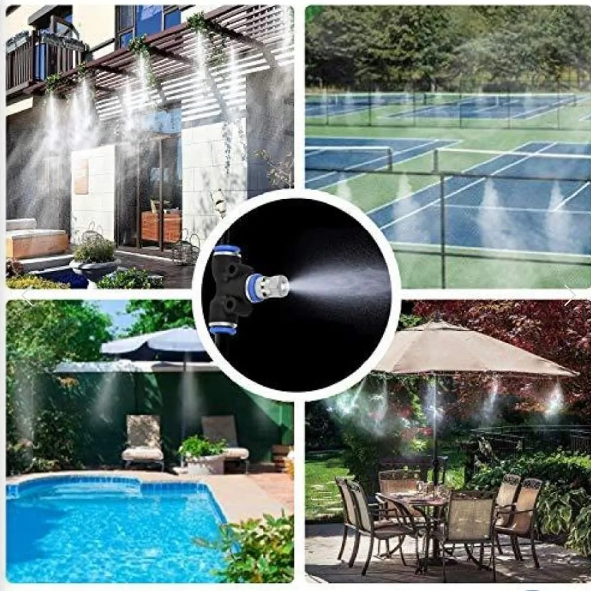 GENERICO - Kit Sistema De Riego Para Patio Mistcooling