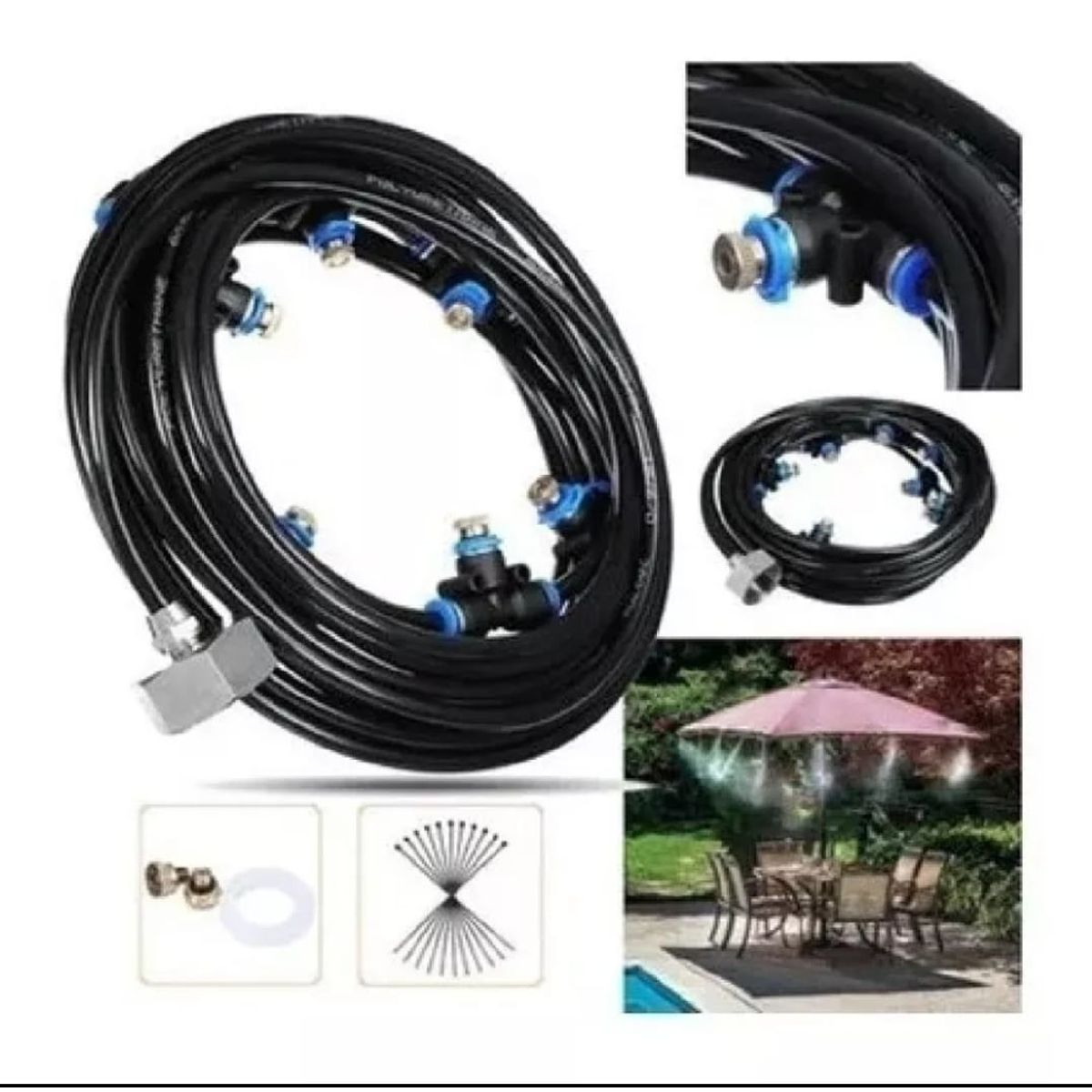 GENERICO - Kit Sistema De Riego Para Patio Mistcooling
