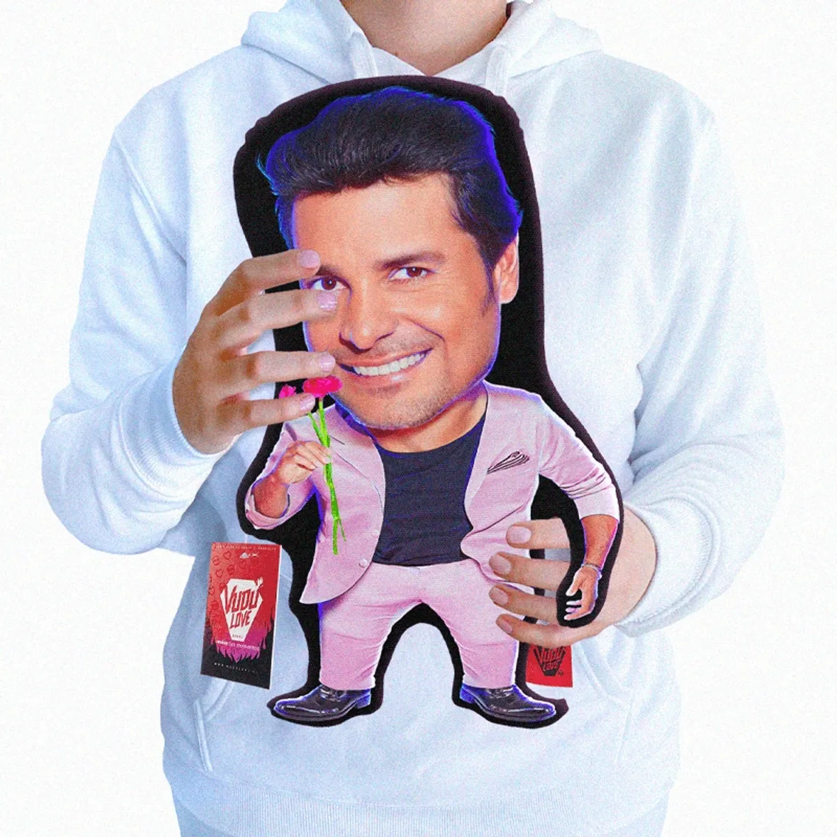 VUDU LOVE - Cojín Chayanne El Nuevo Provócame Chiquito 40cm Vudú Love