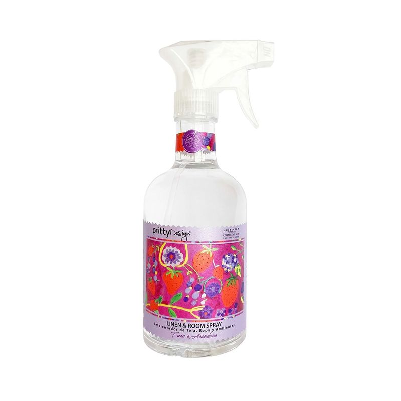 PRITTY DESIGN - Room Spray Pritty Design Aroma Fresas Y Arandanos 375ml